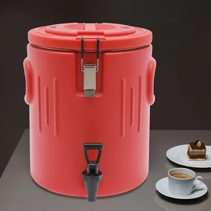 Rot Isoliergetränkebehälter Isoliergetränkekühler Isoliereimer - Bild 1 von 24