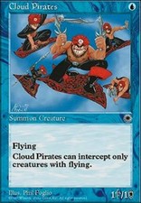 1x Cloud Pirates LP, English MTG Portal 1