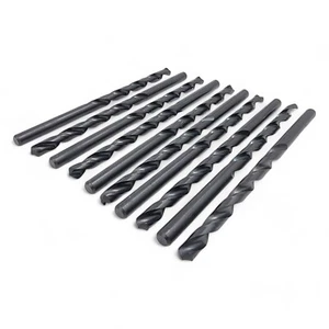 10x HSS Long Series Drill Bits Professional Long Ground Flute M2 Steel All Sizes - Picture 1 of 2