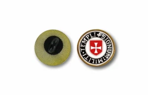 pins pin's flag badge metal lapel hat button knights crusader templar cross r3 - Picture 1 of 1