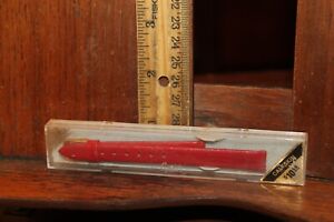 Red Calfskin approx 11mm Nos Speidel Wristwatch Band