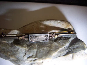 Patriotic-Zeppelin-Brooch-Pin-Tie Pin-900-Silver-Handmade-1929-32 - Picture 1 of 8