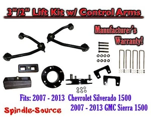 KIT BRAS LEVAGE COMMANDE 3" / 2" POUR CHEVY SILVERADO GMC Sierra 1500 2007 - 2016 - Photo 1 sur 2