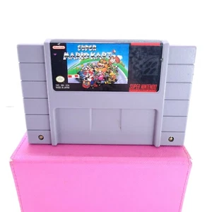 Super Mario Kart (Super Nintendo SNES, 1992) Authentic Tested - Picture 1 of 6