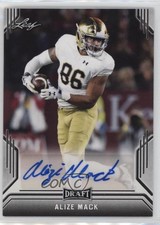 2019 Leaf Draft Auto Alize Mack #BA-AM1 Rookie Auto RC