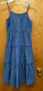 Hayden Girls New without tag / Large / Chambray Sundress Spaghetti Straps - Picture 1 of 3