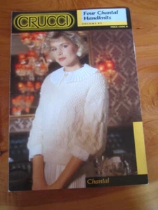 KNITTING PATTERN BOOK CRUCCI CHANTAL NO. 89 GREAT **** MUST SEE - Picture 1 of 2
