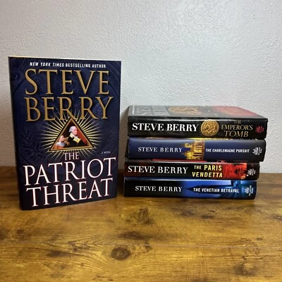 Lot of 5 - Steve Berry Books Paris Vendetta Emperor's Tomb Venetian Betrayal HB - Image 1 of 4