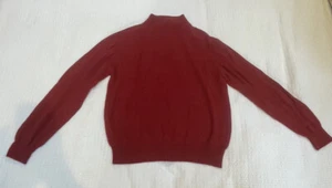 Westbound üppiger roter Rollkragenpullover aus 100 % Kaschmir Large  - Bild 1 von 6