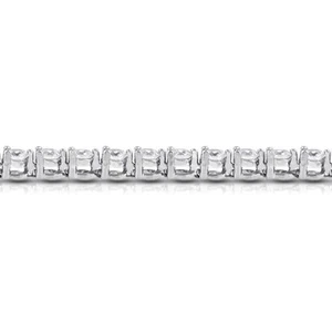 9 CT H SI2 Round Cut Natural Certified Diamonds 14kw Gold Basket Tennis Bracelet - Picture 1 of 7