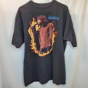 Vintage 1995 The Doors Jim Morrison Single Stitch Shirt Size XL Dance On Fire - Picture 1 of 11