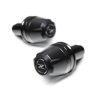 Black Bar End Sliders Racing V-RANGER For Kawasaki Z125 Pro 16-19 18 17 - Image 1 of 4