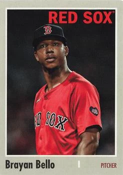 2024 Topps Archives #194 Brayan Bello - Boston Red Sox - Image 1 of 2