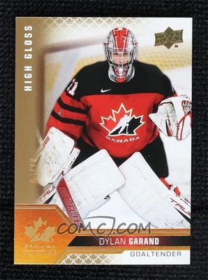 2022 Upper Deck Team Canada Juniors High Gloss Men's U-20 Dylan Garand 04/10 RC - Image 1 of 2