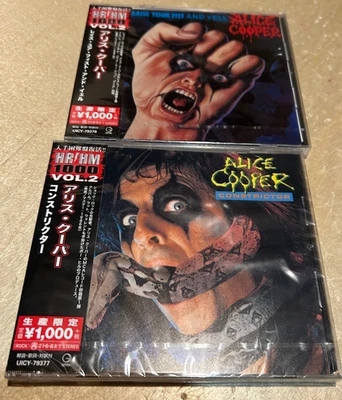 Alice Cooper ~ Constrictor + Raise Your Fist and Yell CD japan editions new lot - Image 1 of 4