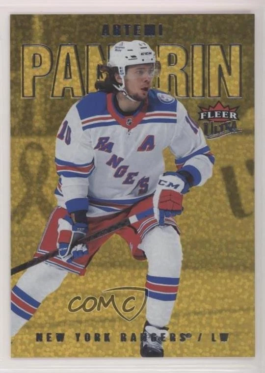 2021-22 Upper Deck Fleer Ultra Gold Speckled Rainbow Foil Artemi Panarin #119 - Image 1 of 2