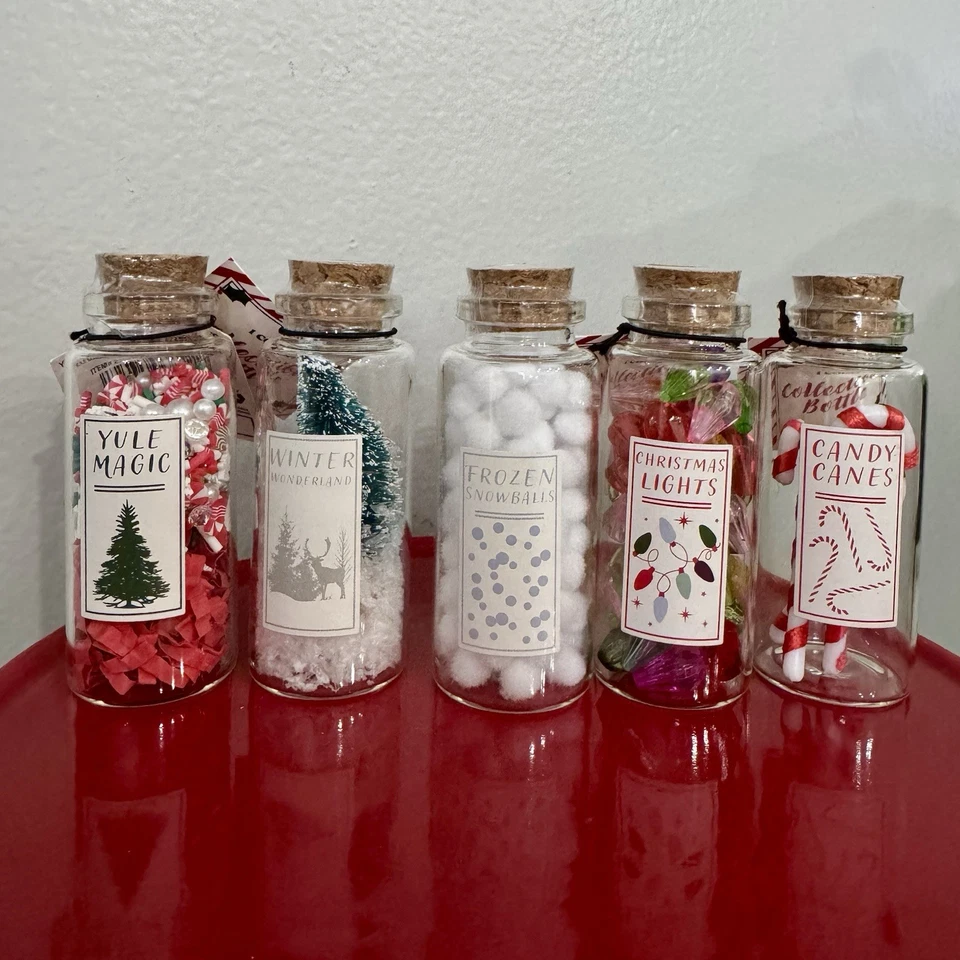 *NEW* Target Bullseye Playground Christmas Potion Bottles Set {5 Total} - Image 1 of 1