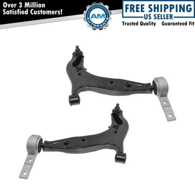 Front Lower Control Arms w/ Ball Joints Pair Set of 2 for 04-09 Nissan Quest Foto 1 de 4