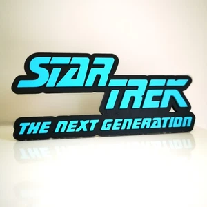 Star Trek La Próxima Generación Pinball 3D Logo / Estante Pantalla / Imán Nevera - Imagen 1 de 5