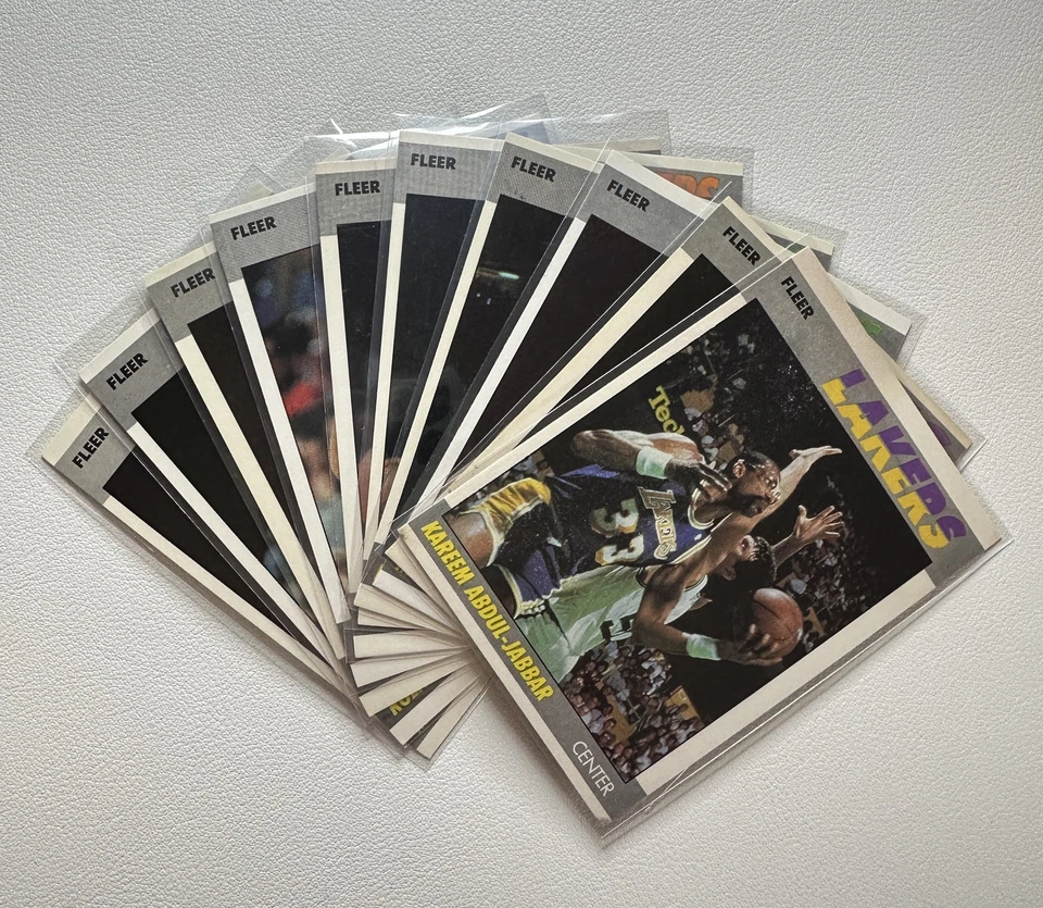 1987 Fleer Basketball Card Singles 1-66 • Rookies • HOF - Image 1 of 1