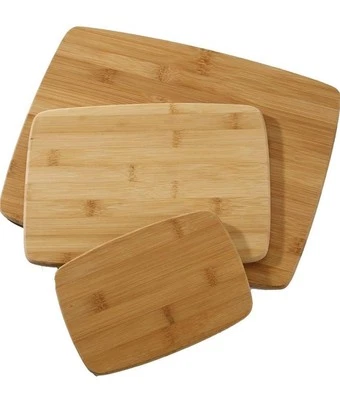 Farberware 3 pcs Kitchen Cutting Board Set - Reversible Chopping Boards - Bamboo - Image 1 of 4