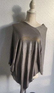 dünner poncho damen Strasssteine - Bild 1 von 4