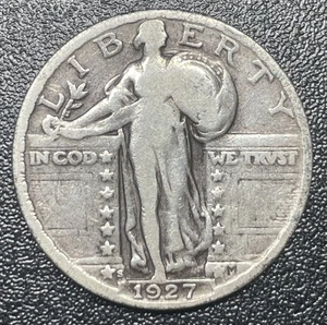 1927-S Standing Liberty Quarter 25c Key Date Coin - Picture 1 of 2