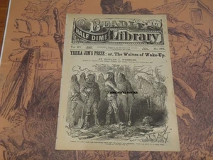 TORTURE BURIED ALIVE YREKA JIM  STORY BEADLE'S HALF DIME LIBRARY #372 DIME NOVEL - Bild 1 von 3