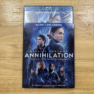 Annihilation (Blu-ray, DVD, 2018, 2 Disc) With Slipcover - New Sealed - Imagen 1 de 17