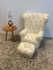 ANGELINA BALLERINA American Girl Living Room Furniture Couch Chair Ottoman Plant - Picture 1 of 8