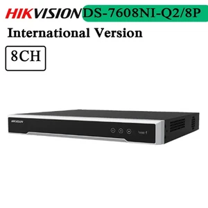 Hikvision 8CH NVR 8 CHANNEL POE 8MP 4K H.265 DS-7608NI-Q2/8P 4K-UHD 2-SATA PORT - Picture 1 of 12