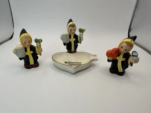 Vintage Goebel Hummel Mönchsbruder Miniatur Salz Pfefferstreuer Germany Aschenbecher - Bild 1 von 12