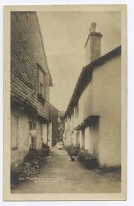 (AI18) Echtfoto Flag Street, HAWKSHEAD, Lancashire um 1920 unbenutzt sehr guter Zustand - Bild 1 von 1
