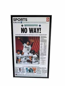 Miami Marlins Anibal Sanchez No Hitter Plaque Sept 2006 The Miami Herald - Picture 1 of 6