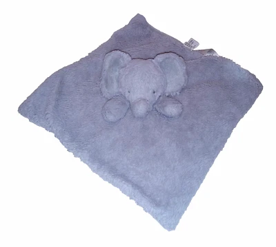 Koala Baby Lovey Plush Gray Elephant Rattle Security Blanket Fuzzy Fleece Toy - Image 1 of 4