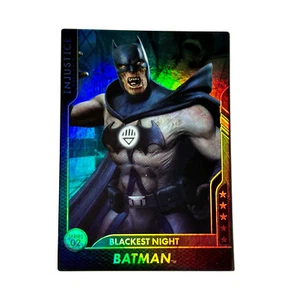DC Injustice Arcade Series 2 Carta Batman (Cavaliere più nero) #060/110 Foil - Foto 1 di 2
