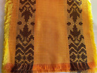 Lithuanian Woven Shawl Cloth Dresser Runner Placemat Collectible Textile