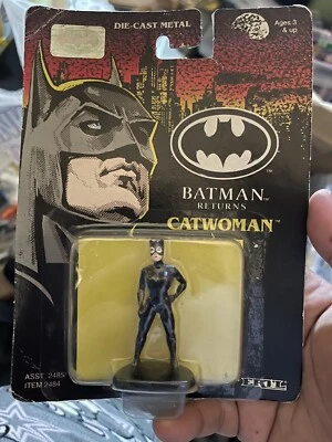 Figura de metal fundido a presión Batman Returns Catwoman 1991 ERTL NUEVO Foto 1 de 3