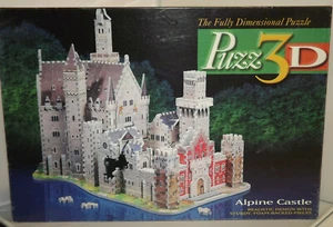 Puzzle 3D Alpine Castle 1,000PC. Puzzle from Milton Bradley Complete Free Ship - Picture 1 of 7