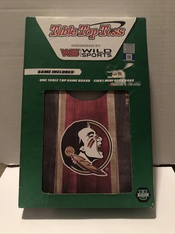 Table Top Toss Wild Sports Mini Cornhole Board And Bags Florida State Seminoles Cover