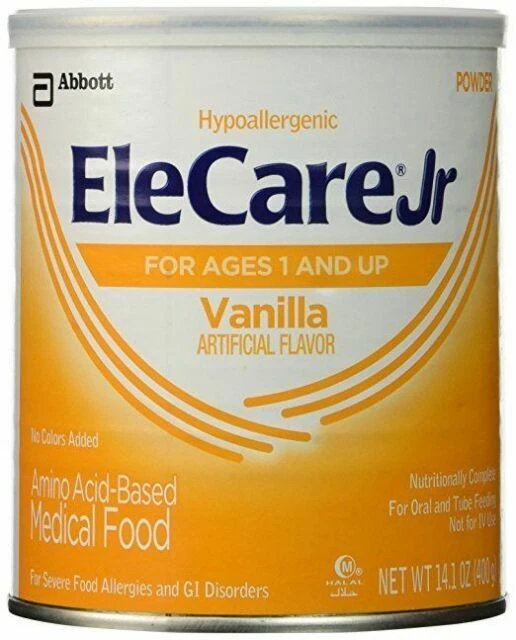 EleCare Jr Vanilla 14.1oz. Medical Children Food - 6 Pieces