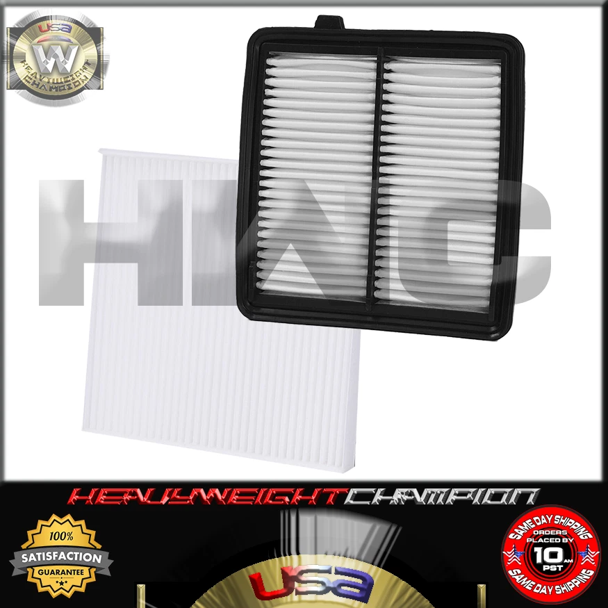 Bundle Kit Cabin A/C & Engine Air Filter for 2009-2014 HONDA FIT L4 1.5L - Image 1 of 1