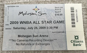 2009 WNBA All Star Game Ticket Stub Sue Bird Diana Taurasi - Picture 1 of 2