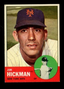 1963 Topps Baseball #107 Jim Hickman Card - EXMT #2936 - Picture 1 of 1