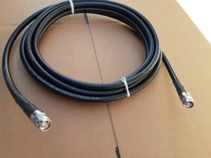 US MADE Times Microwave 50FT LMR- 600 N Male to N Male HAM Radio VHF cable - Picture 1 of 4