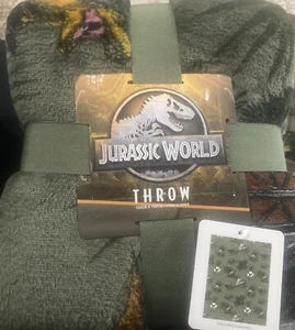 Jurassic World Throw Blanket 47”x59” New - Picture 1 of 3