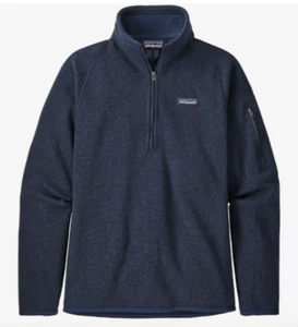 Patagonia Women's Better Sweater 1/4 Zip Pullover Fleece NAVY S/M/L/XL (25618) - Picture 1 of 5