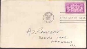 US. 1022. 3c. American Bar Association, 75th Anniv. FDC. 1953 - Picture 1 of 1