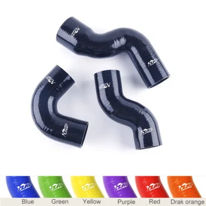 Black For Land Rover Defender TD5 Silicone Turbo Intercooler Boost Hose Pipe Kit - Picture 1 of 15