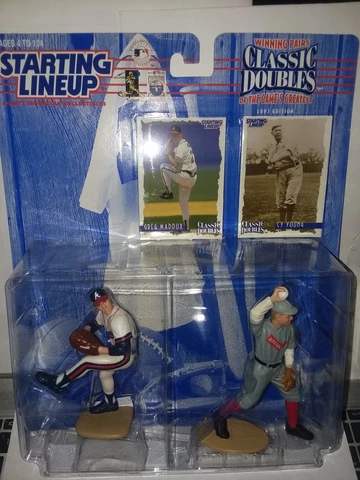 Starting Lineup Classic Doubles GREG MADDUX & CY YOUNG (Kenner, 1997) Cover